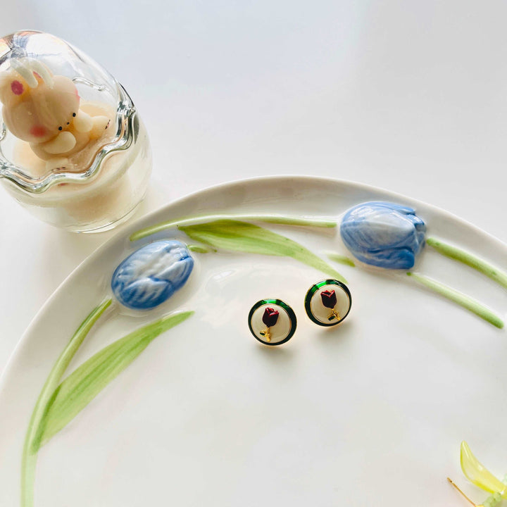Natural-Bunny-Accessories-Chic-Rose-Stud-Earrings