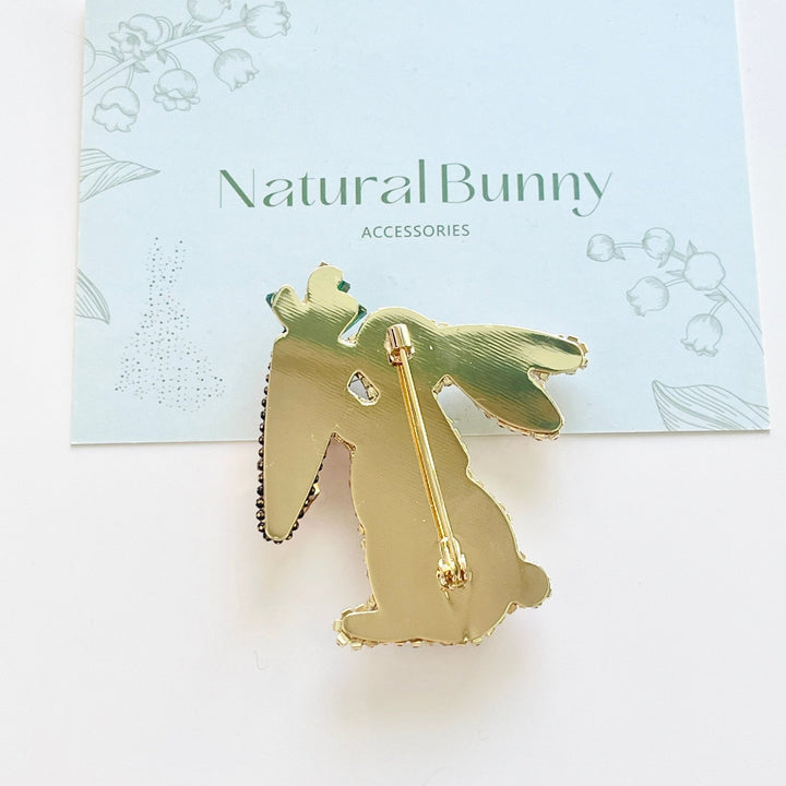 Adorable Pearl Rabbit & Carrot Brooch | Easter Bunny Jewelry – Natural ...