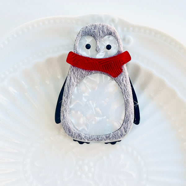Baby Penguin Brooch