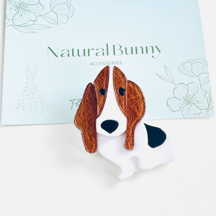 Basset Hound Brooch