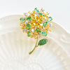 Beautiful Hydrangea Magnetic Brooch