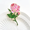 Beautiful Pink Rose Brooch