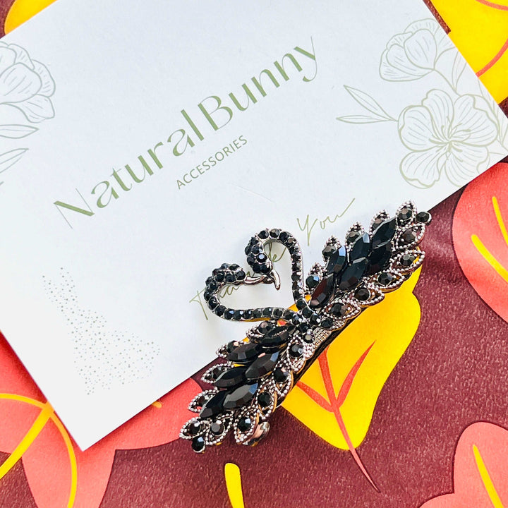 Black Swan Hair Barrette