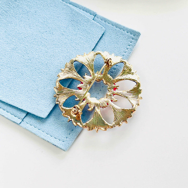 Blue Cornflower Brooch - Natural Bunny Accessories