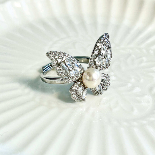 Butterfly Freshwater Pearl Ring