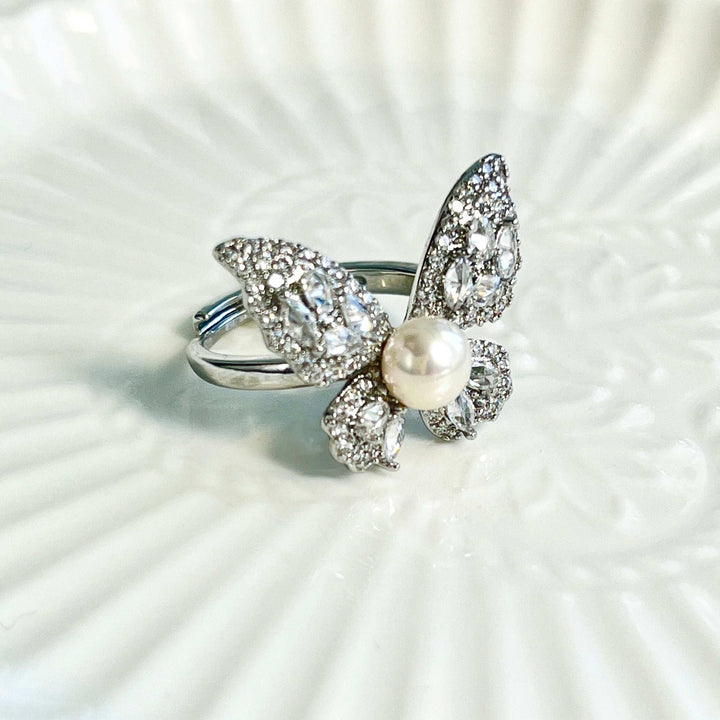 Butterfly Freshwater Pearl Ring