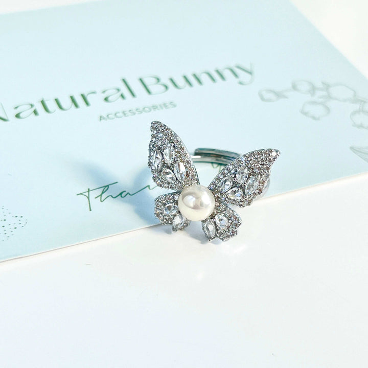 Butterfly Freshwater Pearl Ring