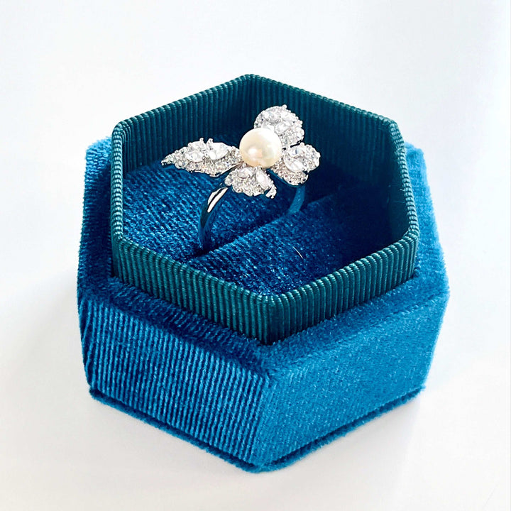 Butterfly Freshwater Pearl Ring