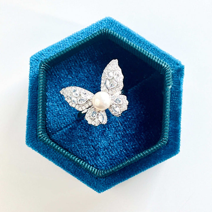 Butterfly Freshwater Pearl Ring