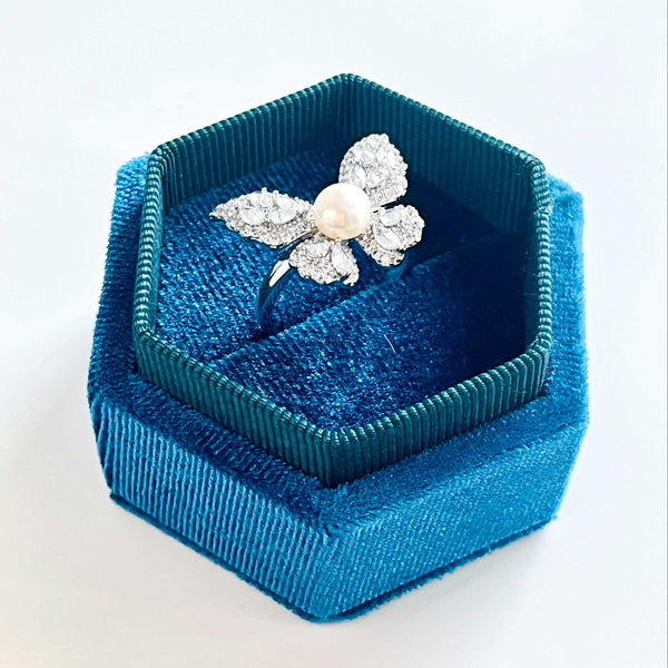 Butterfly Freshwater Pearl Ring