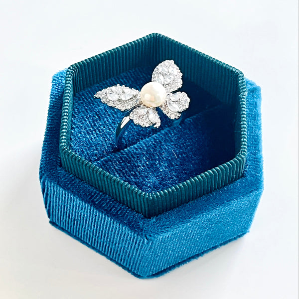 Butterfly Freshwater Pearl Ring