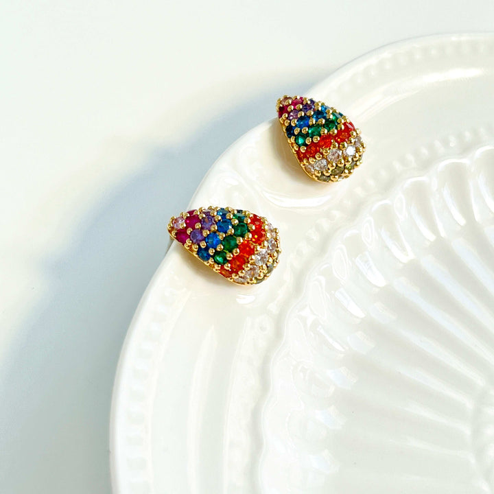 Chic Colorful Easter Egg Earrings