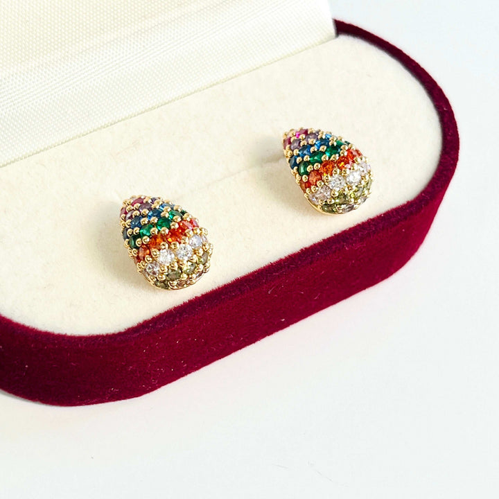 Chic Colorful Easter Egg Earrings
