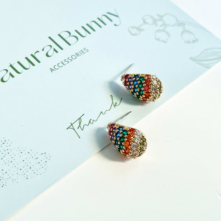Chic Colorful Easter Egg Earrings