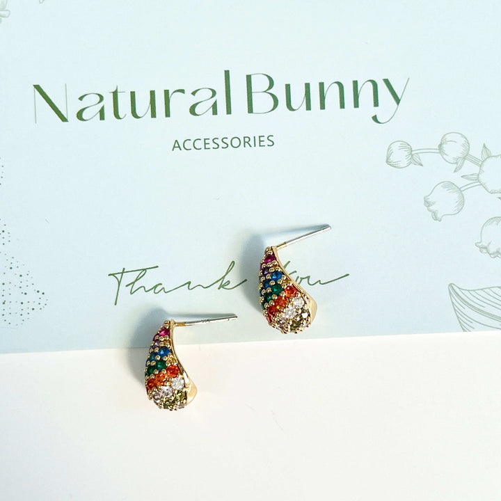 Chic Colorful Easter Egg Earrings