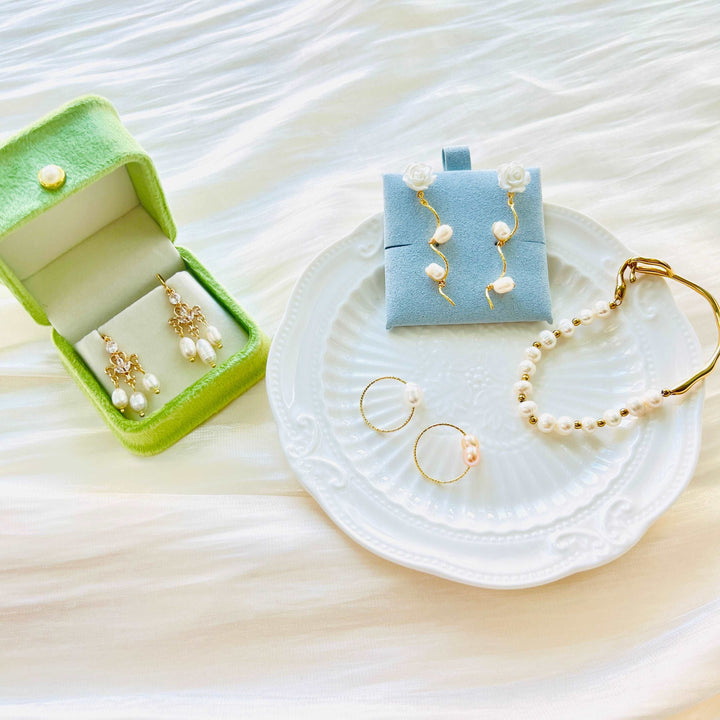 Classical Freshwater Pearl Tassel Earrings