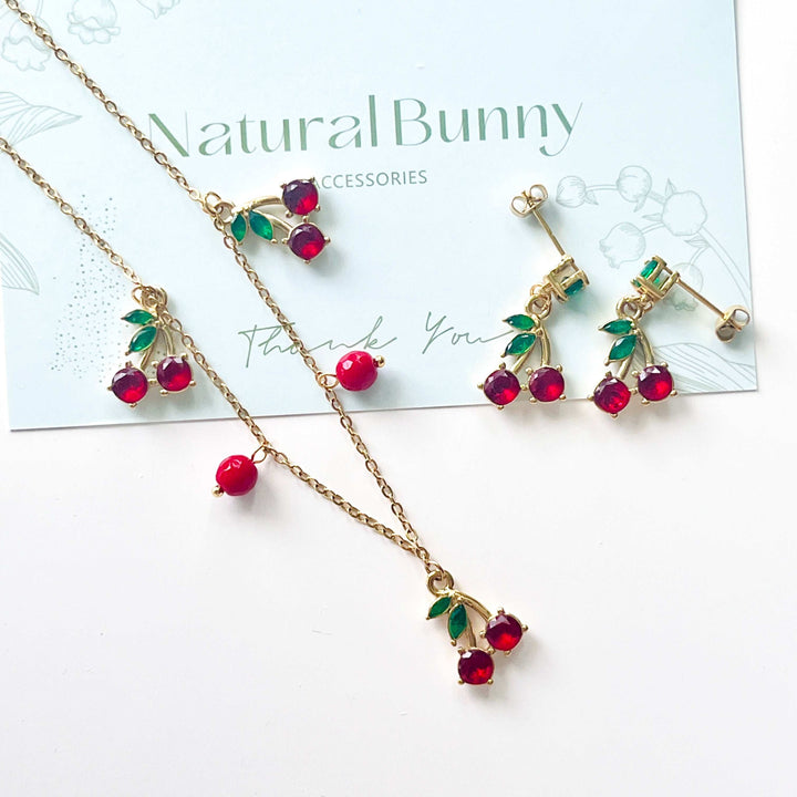 Crystal Cherry Necklace