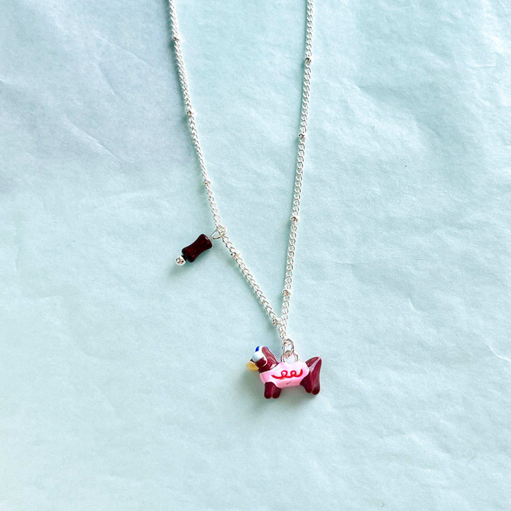 Cute Dachshund Pendant Necklace