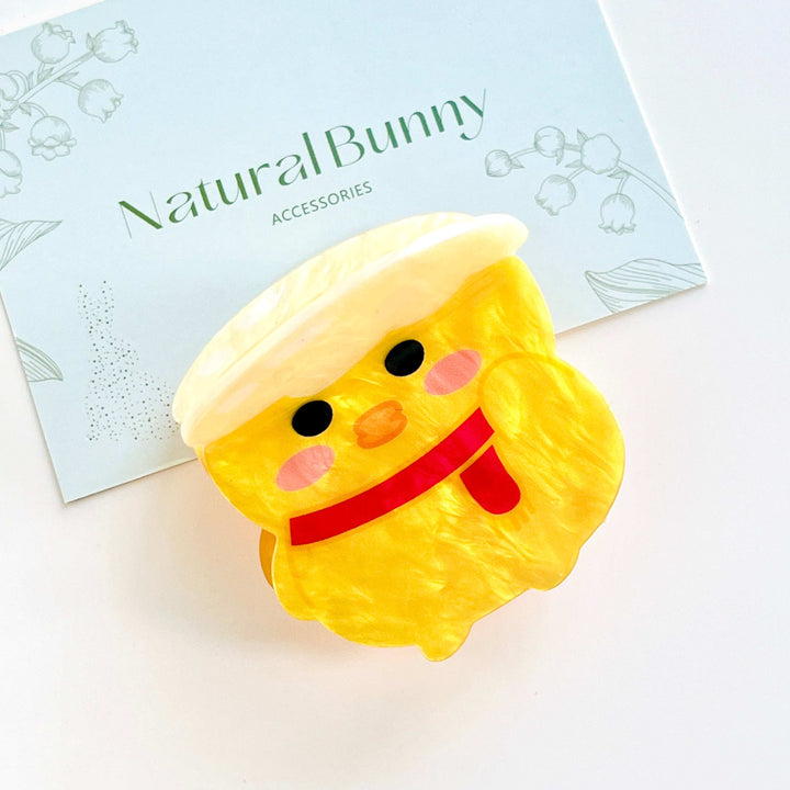 Cute Easter Chick Hair Claw Clip