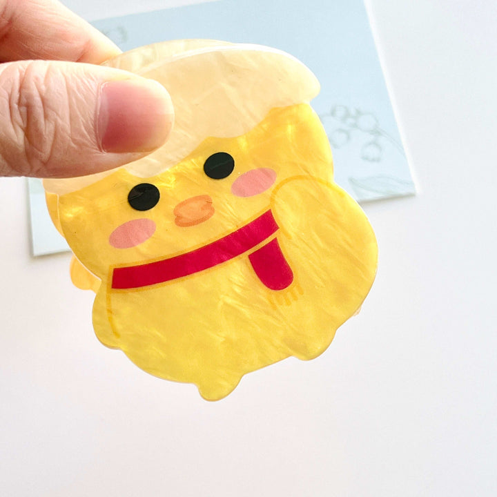 Cute Easter Chick Hair Claw Clip