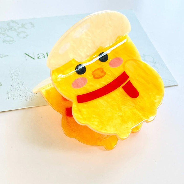 Cute Easter Chick Hair Claw Clip