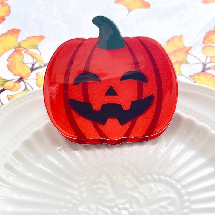 Cute Halloween Pumpkin / Ghost Hair Clip - Natural Bunny Accessories