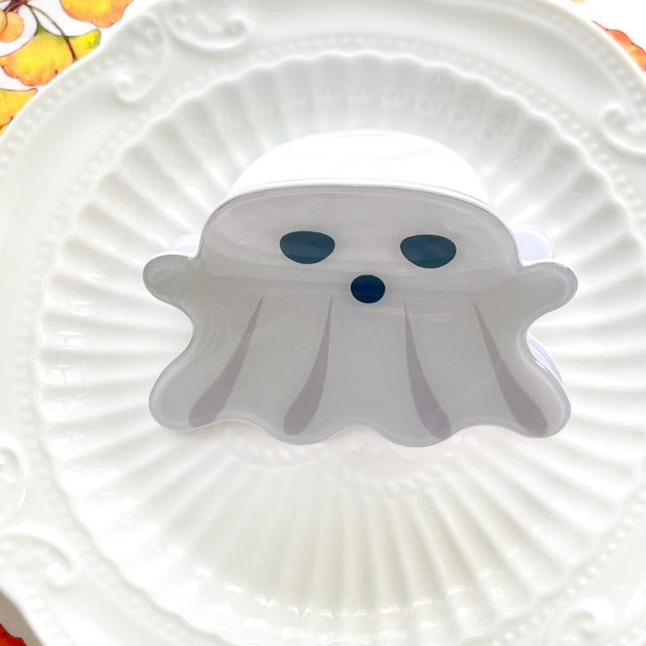 Cute Halloween Pumpkin / Ghost Hair Clip - Natural Bunny Accessories