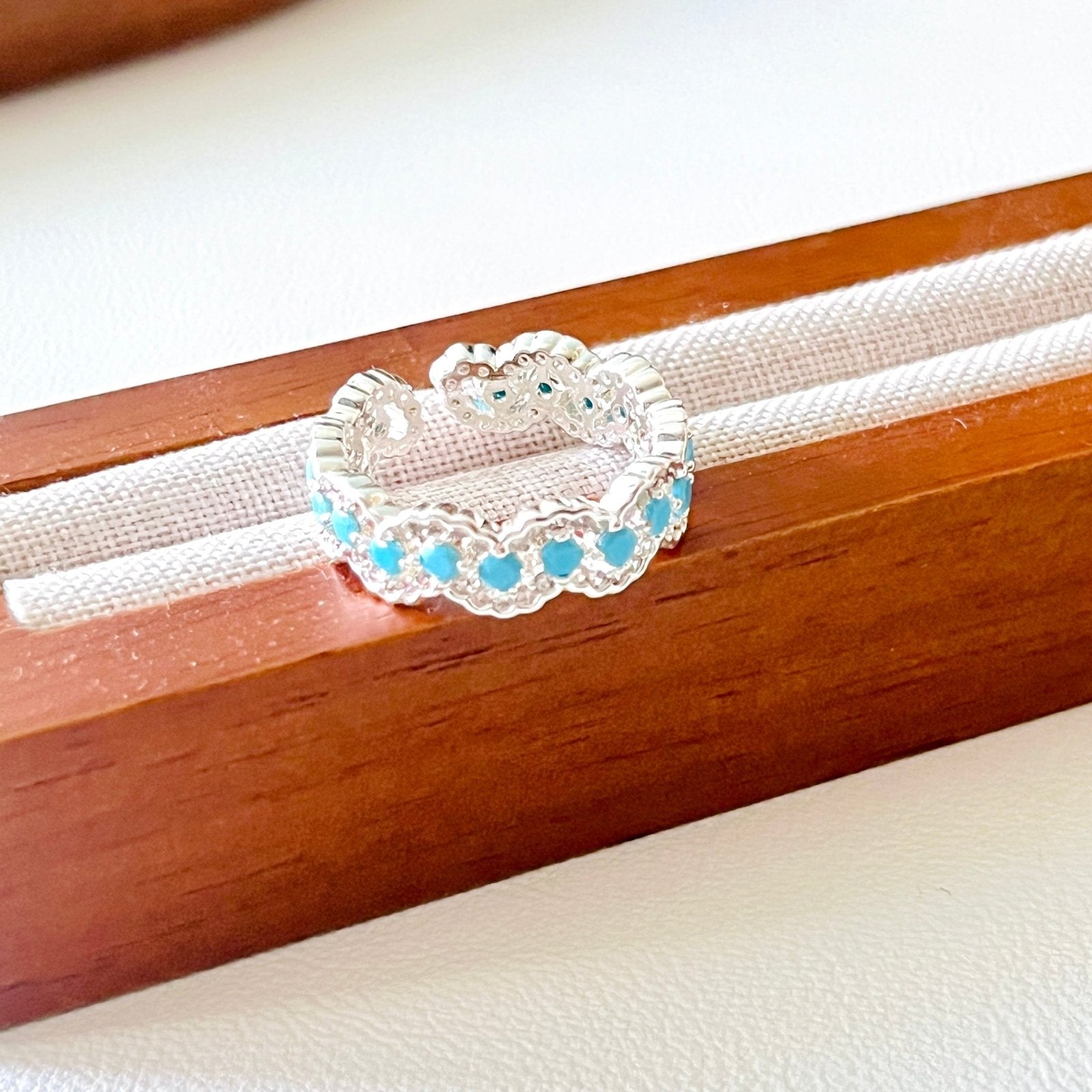 Dainty Lace Open Ring – Natural Bunny Accessories