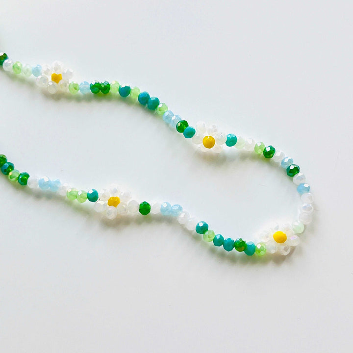Daisy Beaded Necklace