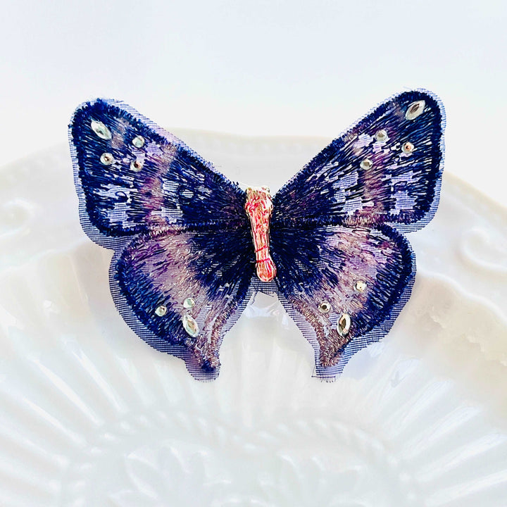 Embroidery Butterfly Brooch