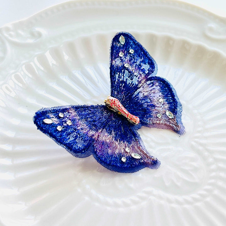 Embroidery Butterfly Brooch