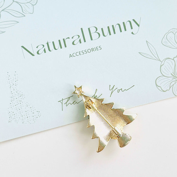 Evergreen Christmas Tree Brooch