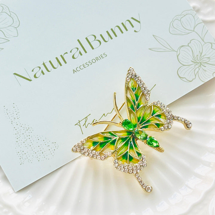 Exquisite Butterfly Brooch - Natural Bunny Accessories
