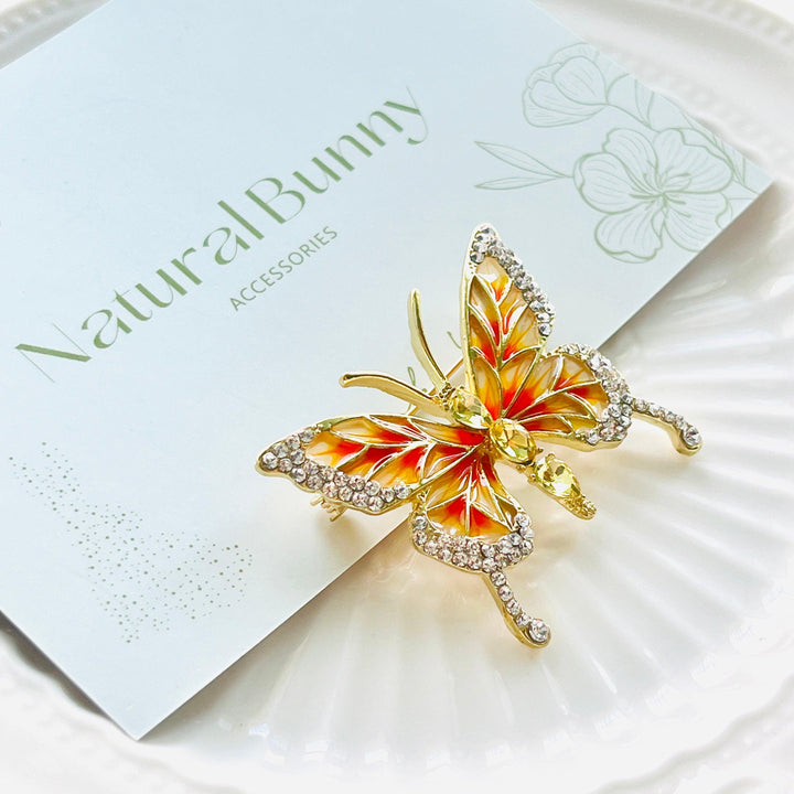 Exquisite Butterfly Brooch - Natural Bunny Accessories