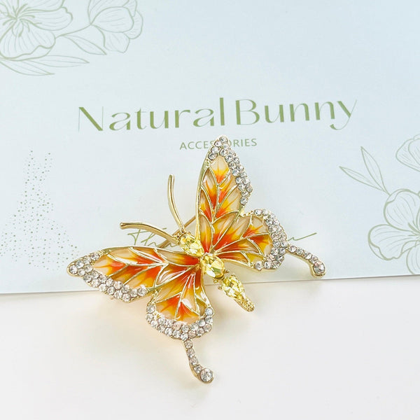 Exquisite Butterfly Brooch - Natural Bunny Accessories