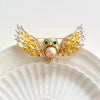 Flying Owl Freshwater Pearl Brooch