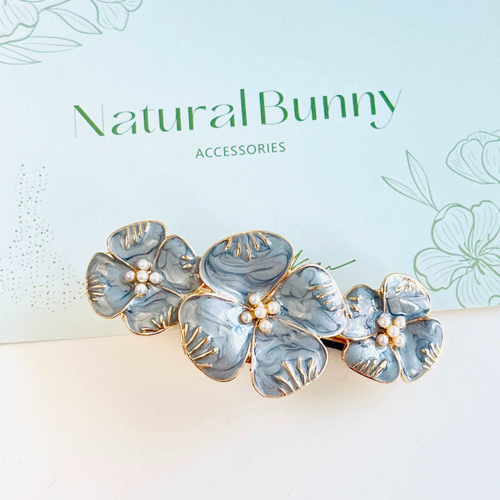 Forget Me Not Flower Hair Barrette