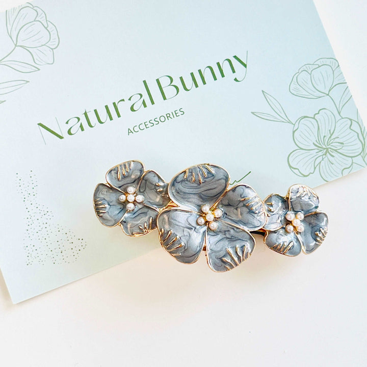 Forget Me Not Flower Hair Barrette