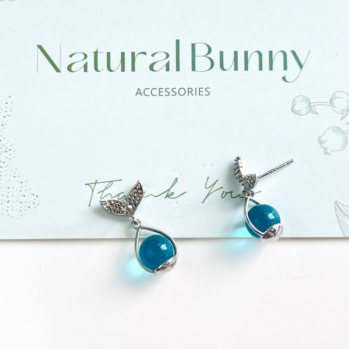 Fresh Mermaid Tear Drop Earrings - Natural Bunny Accessories