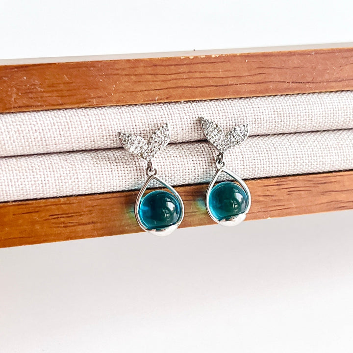 Fresh Mermaid Tear Drop Earrings - Natural Bunny Accessories