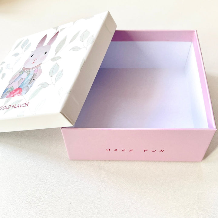 Gift Wrapping - Pink Rabbit Gift Box and Pink Bunny Paper - Natural Bunny Accessories