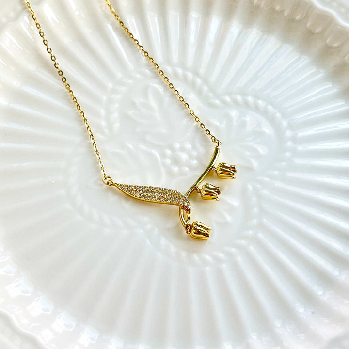 Lily Of The Valley Sterling Silver Necklace