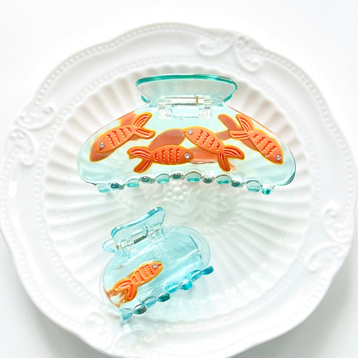 Mini Goldfish Hair Claw Clip - Natural Bunny Accessories