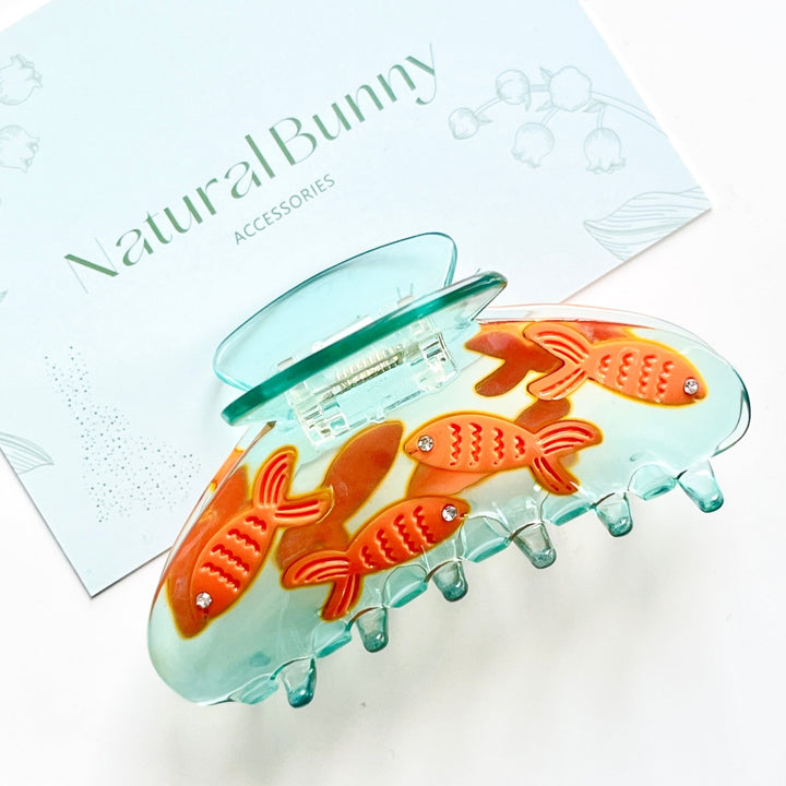 Mini Goldfish Hair Claw Clip - Natural Bunny Accessories