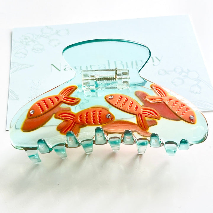Mini Goldfish Hair Claw Clip - Natural Bunny Accessories