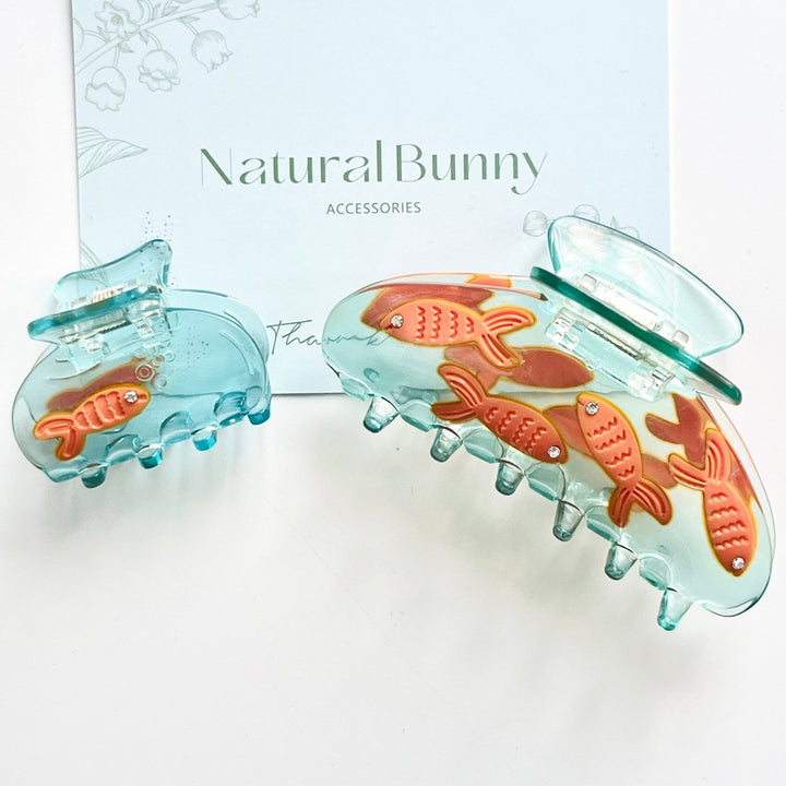 Mini Goldfish Hair Claw Clip - Natural Bunny Accessories