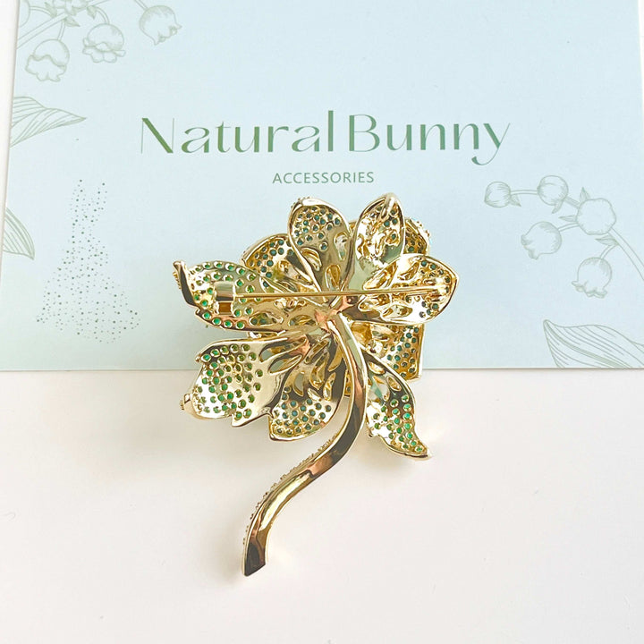 Gorgeous Blue Turquoise Rose Brooch
