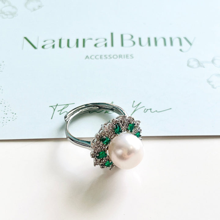 Gorgeous Pearl Ring - Natural Bunny Accessories