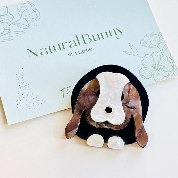 Holland Lop Rabbit Brooch / Hair Clip