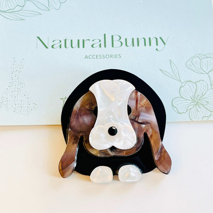 Holland Lop Rabbit Brooch / Hair Clip